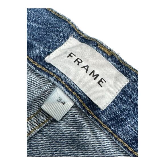 Frame Denim Size 29 Le Jane Designer Straight Leg Denim Jeans Casual Relax - Picture 4 of 12